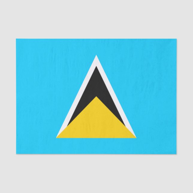 Saint Lucia Tissue Paper (Front)