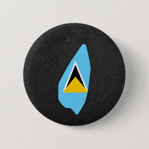 Saint Lucian Trip Souvenir 2 Inch Round Button