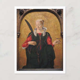Saint Lucy by Francesco del Cossa Postcard
