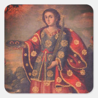 Saint Lucy in the style of Cusco School