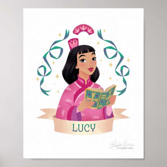 Saint Lucy Yi Zhenmei Art Print (Front)