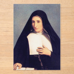 Saint Luigia Poloni Italian Catholic sister Acrylic Invitations