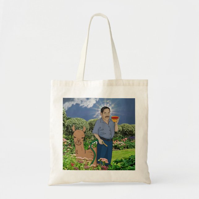 Saint Luis in the Garden Tote Bag (Front)
