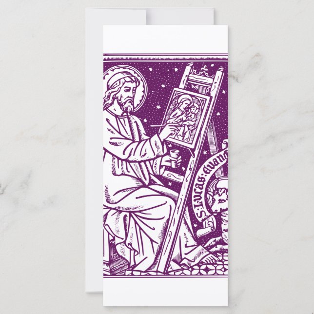 Saint Luke the Apostle and Evangelist Art (Front)