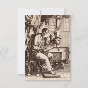 Saint Luke the Evangelist and Apostle Thank You Card