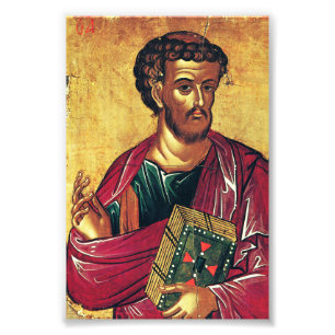 Saint Luke the Evangelist Orthodox icon Photo Print