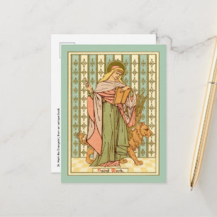 Saint Marc l'évangéliste (RLS 09) Carte postale 2