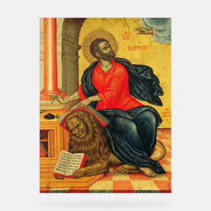 Saint Marc l'icône évangélique orthodoxe