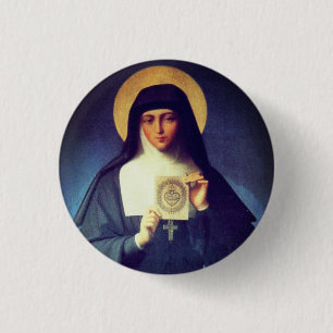 Saint Margaret Mary Alacoque 1 Inch Round Button