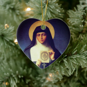 Saint Margaret Mary Alacoque Ceramic Ornament