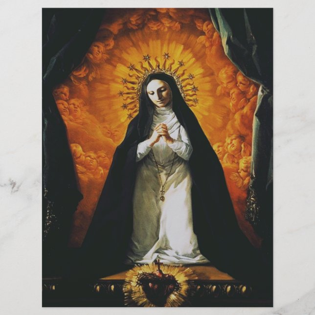 Saint Margaret Mary Alacoque Flyer (Front)