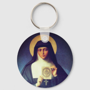 Saint Margaret Mary Alacoque Keychain