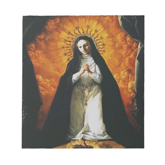 Saint Margaret Mary Alacoque Notepad (Front)