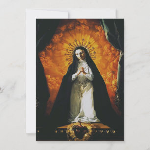 Saint Margaret Mary Alacoque Thank You Card