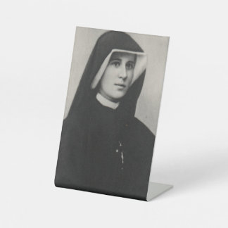 Saint Maria Faustina Kowalska (1905-1938) Pedestal Sign