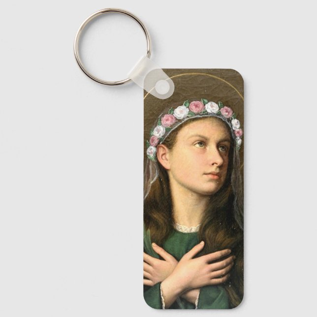 Saint Maria Goretti Keychain (Front)