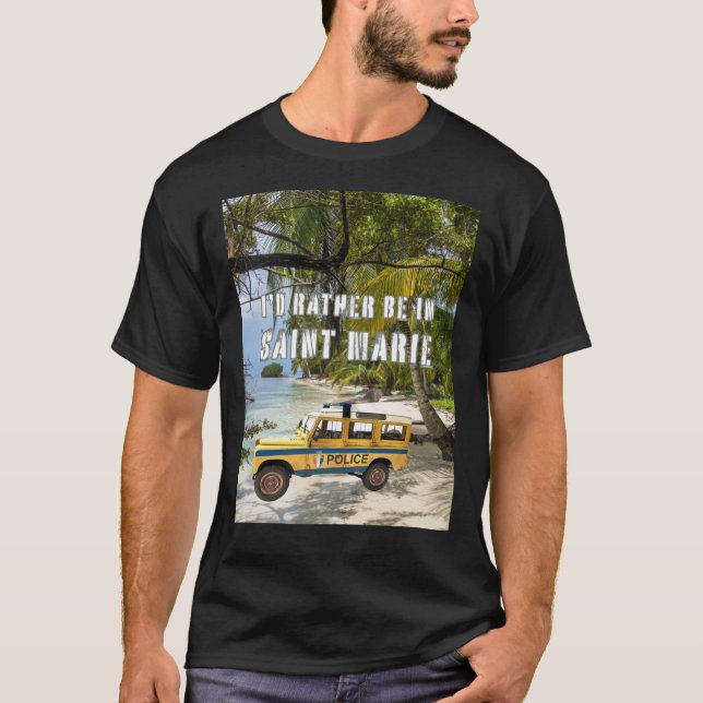 Saint Marie BBC Décès au paradis T-shirt classique (Devant)