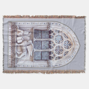 Saint Mark and the Winged Lion in Venice Italy Throw Blanket
