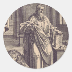 Saint Mark the Evangelist Classic Round Sticker