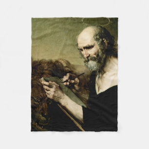 Saint Mark the Evangelist  Fleece Blanket