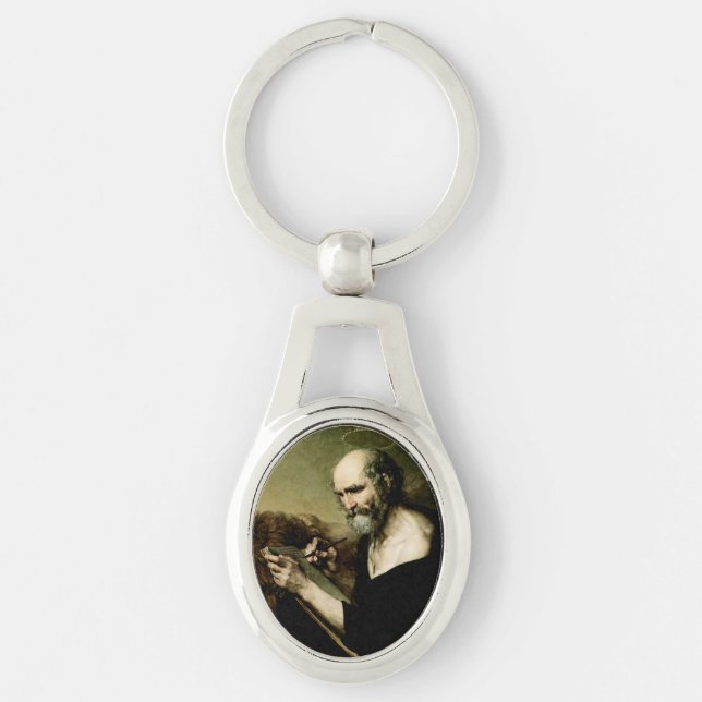 Saint Mark the Evangelist Premium Venetian Majesty Keychain (Front)