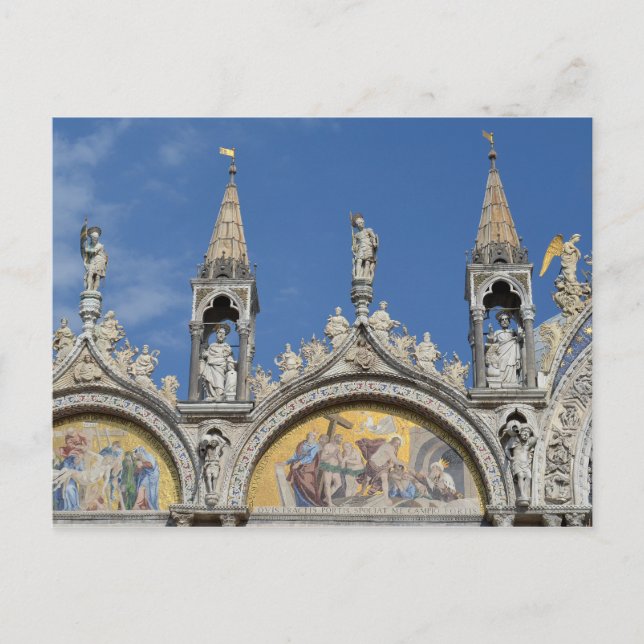 Saint Mark's Basilica Venice Architecture Postcard (Front)