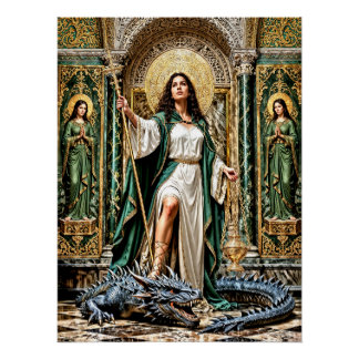 Saint Martha the Dominator Poster