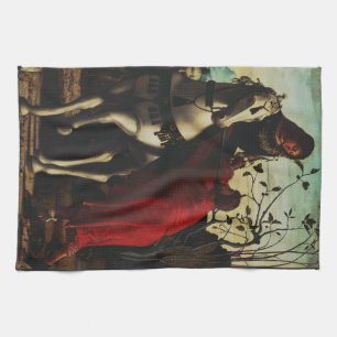 Saint Martin and the Beggar Kitchen Towel