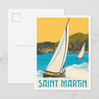 Saint Martin Caribbean Vintage Travel
