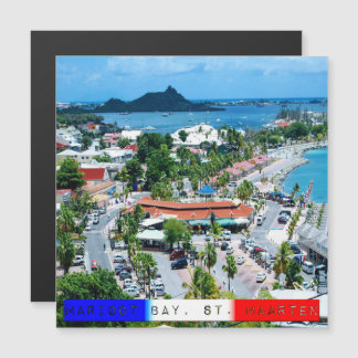 Saint-Martin - Carte magnétique de la baie Marigot