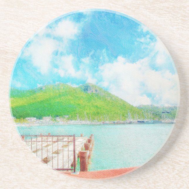 Saint Martin Coaster (Front)