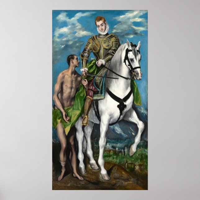Saint Martin - El Greco, Poster d'Art Grec (Devant)