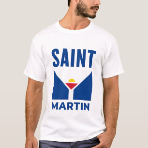 Saint Martin flag T-Shirt