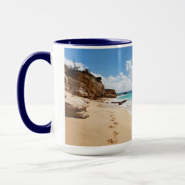 Saint Martin island. Caribbean Mug (Left)