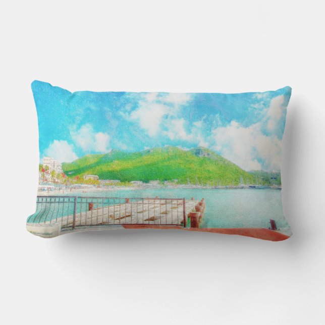 Saint Martin Lumbar Pillow (Front)