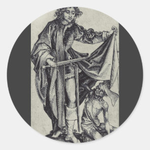 Saint Martin of Tours Classic Round Sticker