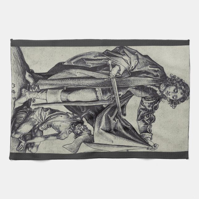 Saint Martin of Tours Kitchen Towel (Horizontal)