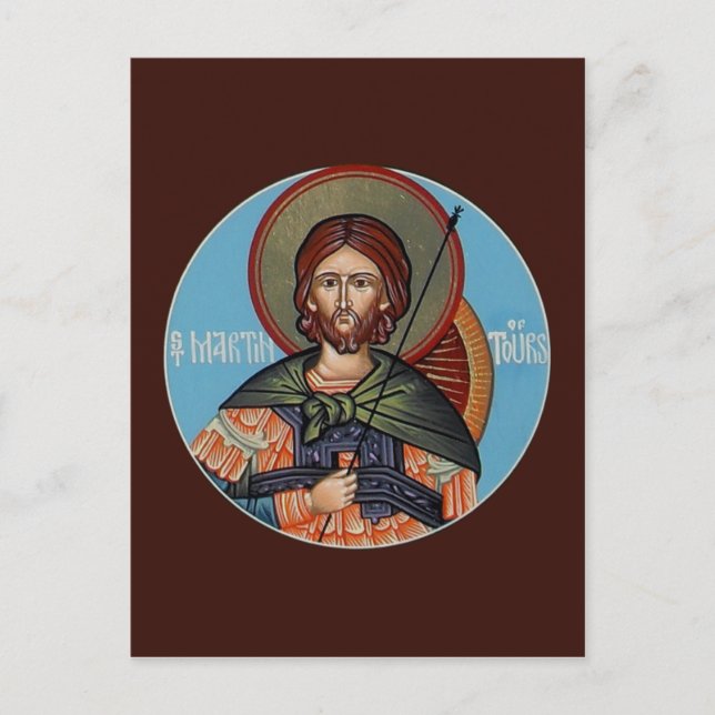 Saint Martin of Tours Prayer Card (Front)