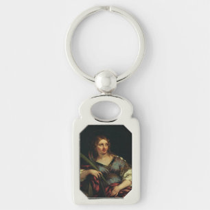 Saint Martina of Rome by Pietro Berrettini Keychain