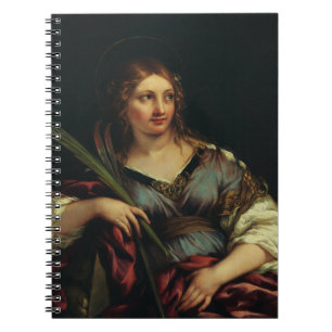 Saint Martina of Rome by Pietro Berrettini Notebook