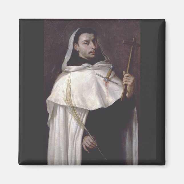 Saint Martyr Angelus of Jerusalem Magnet (Front)