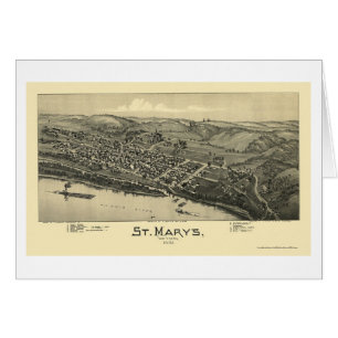 Saint Mary, carte panoramique de WV - 1895