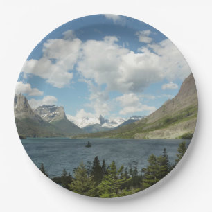 Saint Mary Lake II at Glacier National Park Paper Plate
