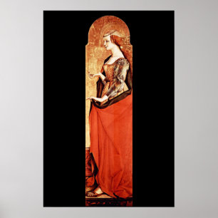 SAINT MARY MAGDALENE 2 Gold,Red Poster