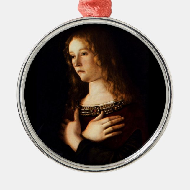 Saint Mary Magdalene - Bellini Metal Ornament (Front)