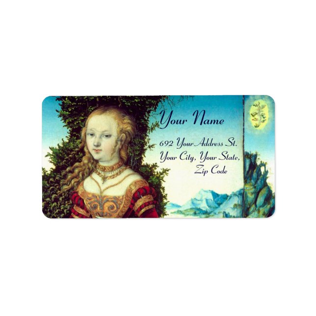 SAINT MARY MAGDALENE ,Brown Parchment Label (Front)