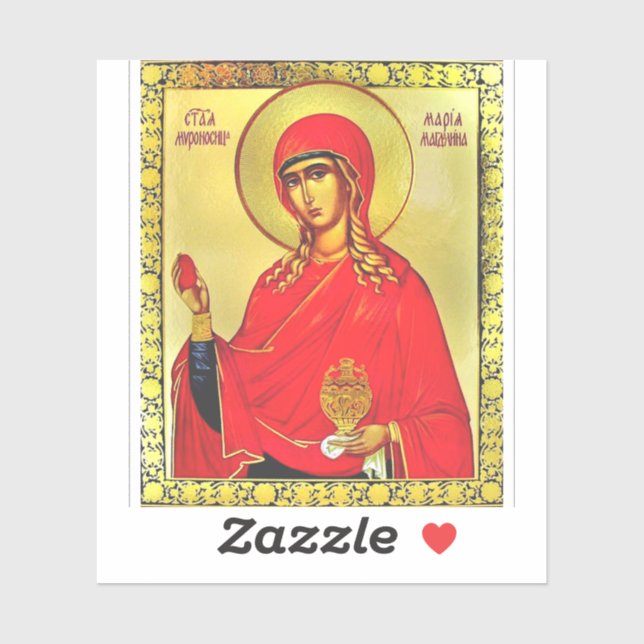 Saint Mary Magdalene orthodox icon (Sheet)