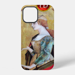 SAINT MARY MAGDALENE Parchment Ruby Gem Monogram iPhone 12 Case