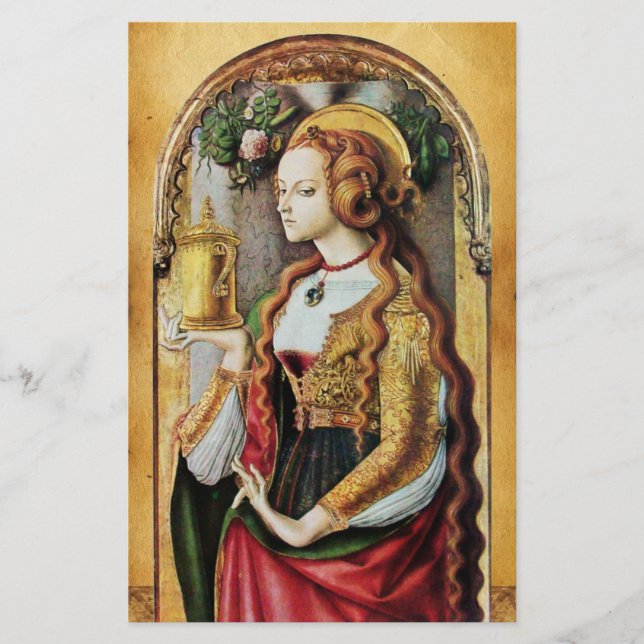 SAINT MARY MAGDALENE  PARCHMENT STATIONERY (Front)