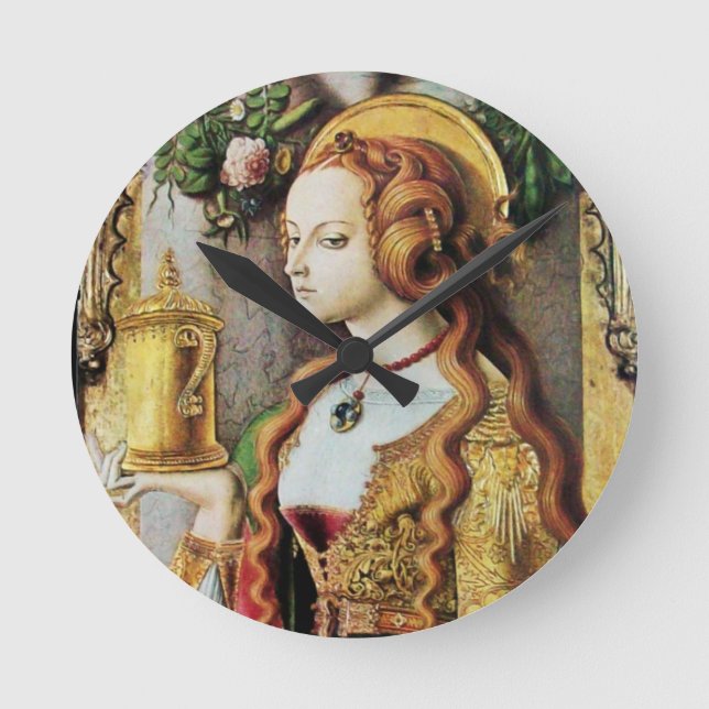 SAINT MARY MAGDALENE ROUND CLOCK (Front)